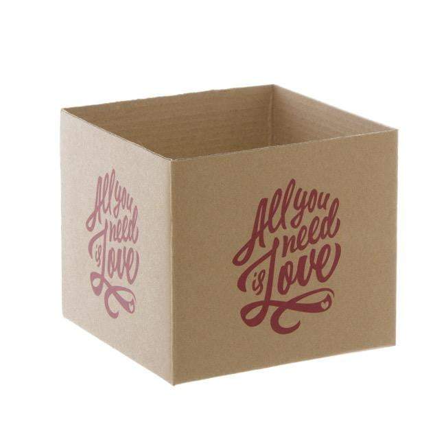 All You Need is Love Kraft Box Mini (13x12cmH)-Gift Box