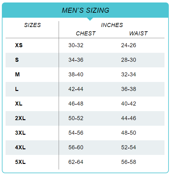 996m hoodie size chart
