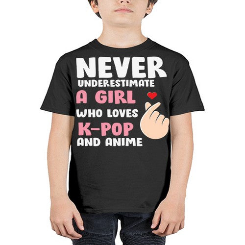 A Girl Who Loves Kpop and Anime 188# - anime - Youth Tee Unisex