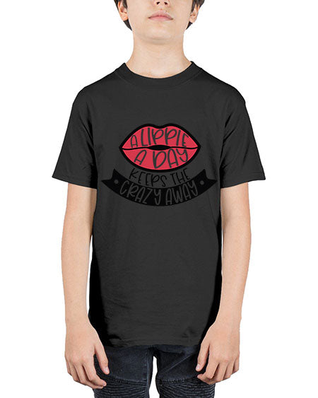 A Lippie A Day Keeps The Crazy Away Style 149# - beauty - fashion - Youth Tee Unisex