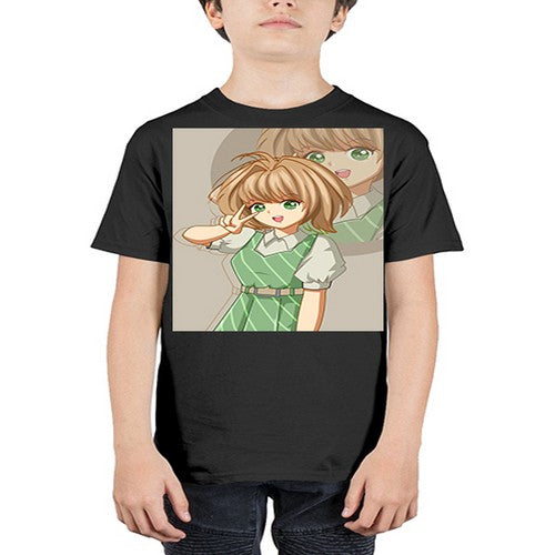 A beautiful and cute girl with dress 103# - anime - Youth Tee Unisex