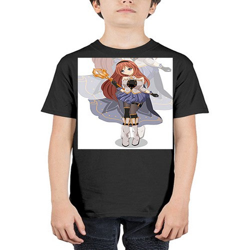 A beautiful girl with magic wand game 23# - anime - Youth Tee Unisex