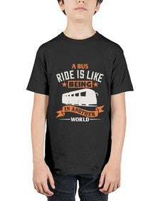 A bus ride is like being in another world 1# - bus - Youth Tee Unisex