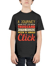 A journey of a thousand sites begins with a single click 79# - internet - Youth Tee Unisex