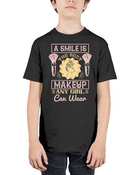 A smile is the best makeup any girl can wear Style 205# - beauty - fashion - Youth Tee Unisex