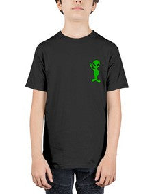 Alien in Pocket Side 3# - ufo - Youth Tee Unisex