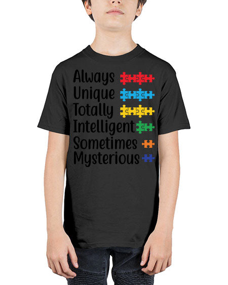 Always Unique Style 42# - autism - Youth Tee Unisex