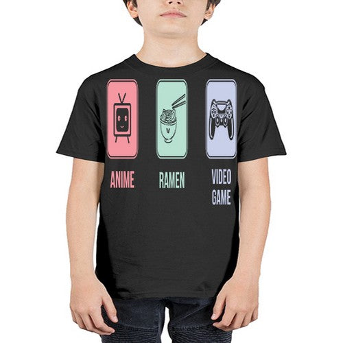 Anime Ramen Video Game Otaku Workout 219# - anime - Youth Tee Unisex