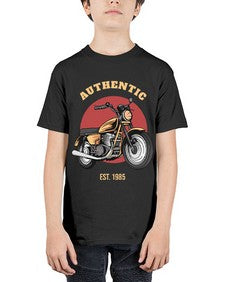 Authentic 8# - motorcycle - Youth Tee Unisex
