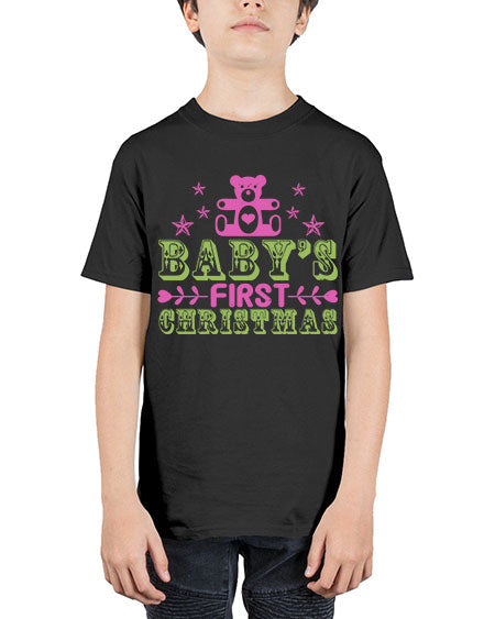 Babys first Christma Style 35# - baby - Youth Tee Unisex