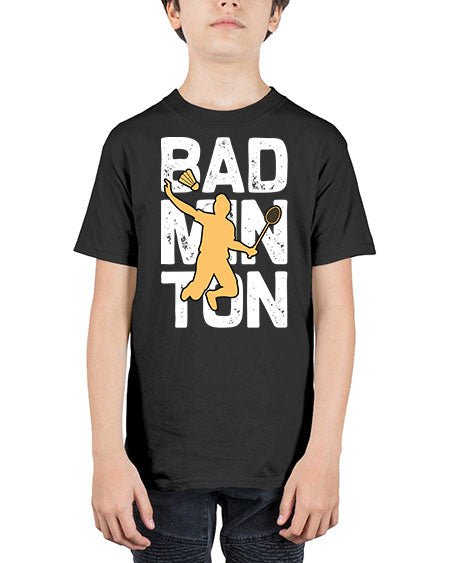 Bad 1452# - badminton - Youth Tee Unisex