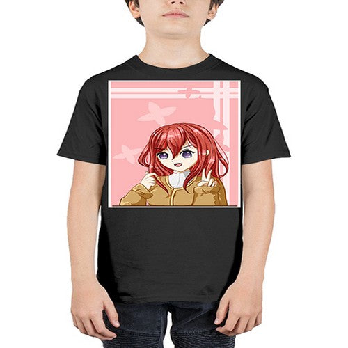 Beautiful and pretty little girl red long hair with 106# - anime - Youth Tee Unisex