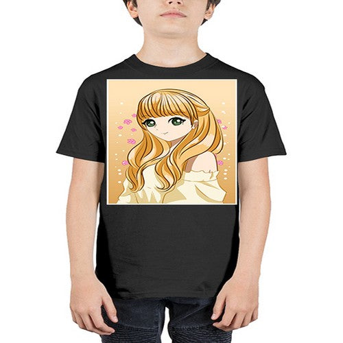 Beautiful princess blonde hair 147# - anime - Youth Tee Unisex