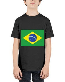 Brazil 488# - world flags - Youth Tee Unisex