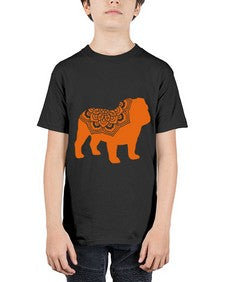 BulldogMandala 281# - mandala - Youth Tee Unisex