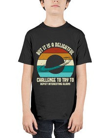 But it is a delightful challenge to try 37# - ufo - Youth Tee Unisex