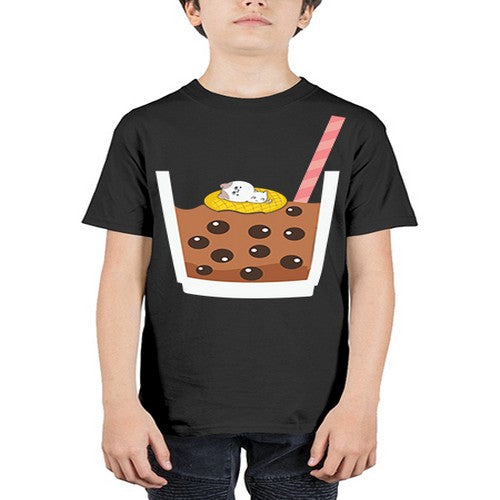 Cat Boba Tea Anime Kawaii Anime 224# - anime - Youth Tee Unisex