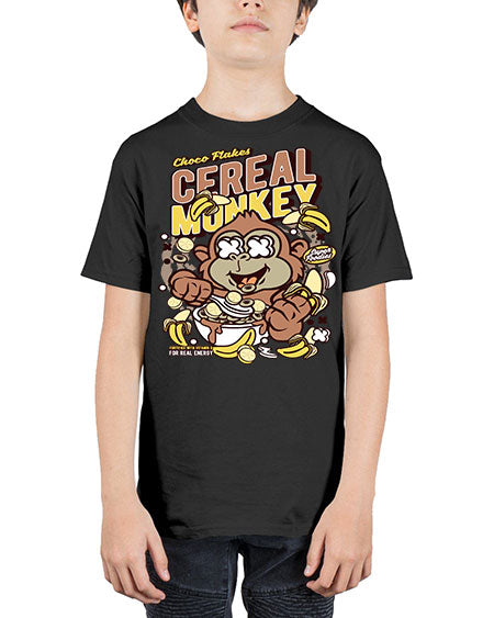 Cereal Monkey - monkey - Youth Tee Unisex