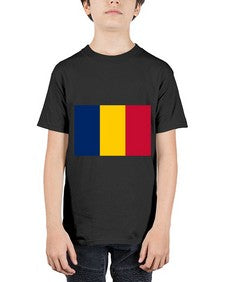 Chad 552# - world flags - Youth Tee Unisex