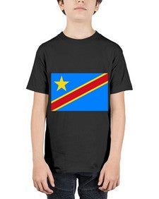 Congo Democratic Republic of the 613# - world flags - Youth Tee Unisex