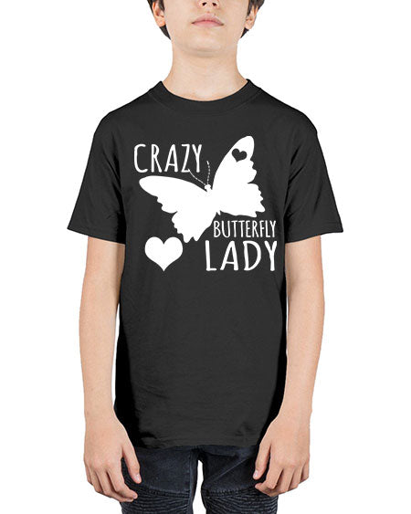 Crayz butterfly lady - butterfly - Youth Tee Unisex