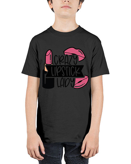 Crazy Lipstick Lady Style 108# - beauty - fashion - Youth Tee Unisex