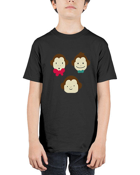 Cute_little_monkeys_5425 - monkey - Youth Tee Unisex