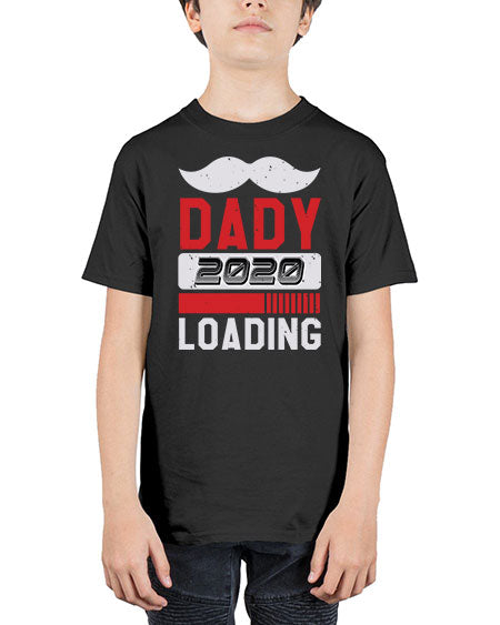 Dady Loading Style 70# - baby shower - Youth Tee Unisex