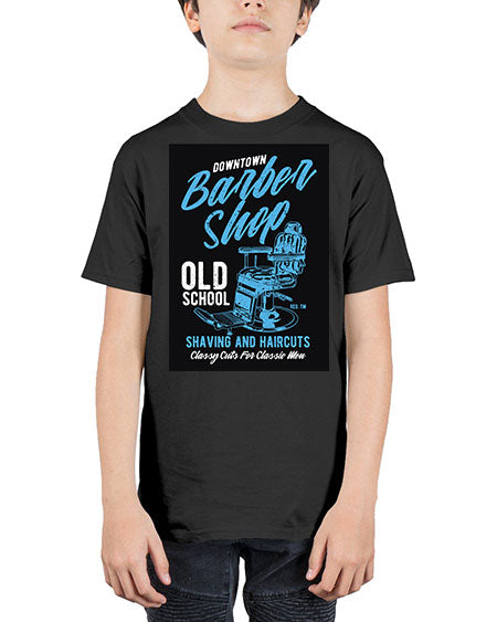 Downtown Barbershop CS729# - barber - Youth Tee Unisex