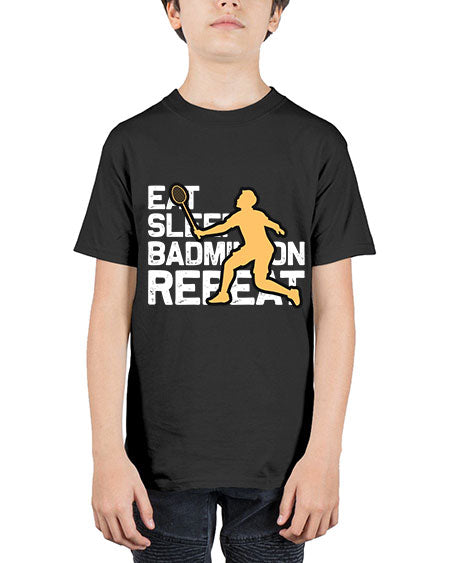 Eat 1286# - badminton - Youth Tee Unisex