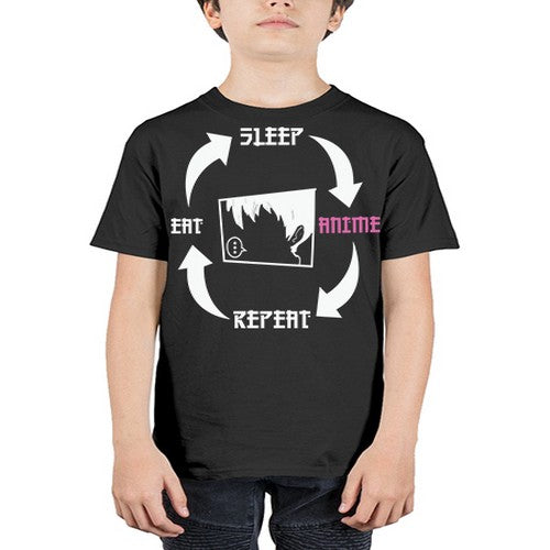 Eat Sleep Anime Repeat Anime Anime 226# - anime - Youth Tee Unisex