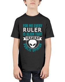 Every ruler is an alien 52# - ufo - Youth Tee Unisex