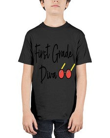First Grade Diva 124# - first grade - Youth Tee Unisex