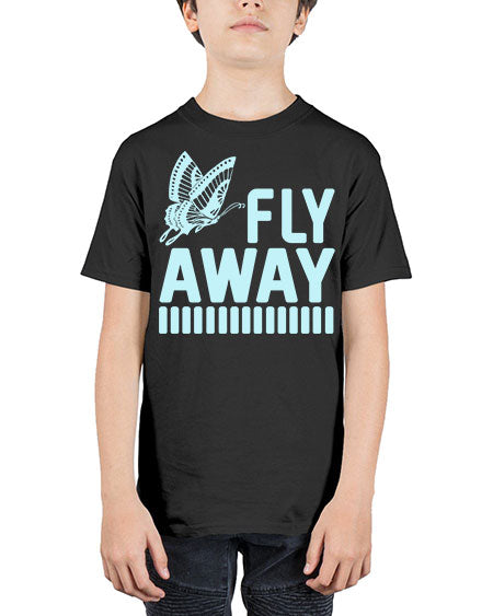 Fly away butterfly - butterfly - Youth Tee Unisex