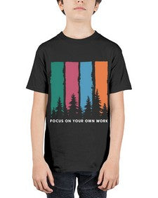 Focus on Your Own Work 14# - internet - Youth Tee Unisex