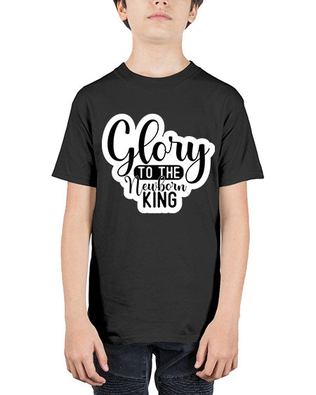 Glory To The Newborn King 320# - baby - Youth Tee Unisex