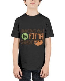 Hanging Out in Fifth 232# - fifth grade - Youth Tee Unisex