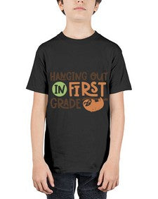 Hanging Out in First 233# - first grade - Youth Tee Unisex