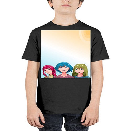Happy three friend 20# - anime - Youth Tee Unisex