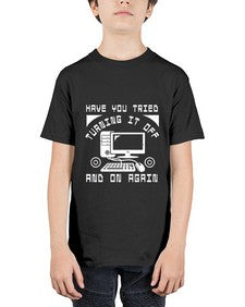 Have you tried turning it off and on again 45# - computer - Youth Tee Unisex