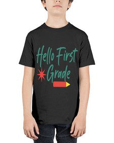 Hello First Grade 277# - first grade - Youth Tee Unisex