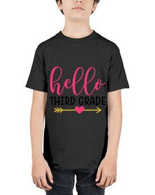 Hello Third Grade 350# - third grade - Youth Tee Unisex
