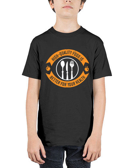 Highquality food is better for your health Style 36# - world health day - Youth Tee Unisex