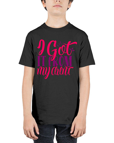 I Got It From My Aunt Style 94# - baby - Youth Tee Unisex