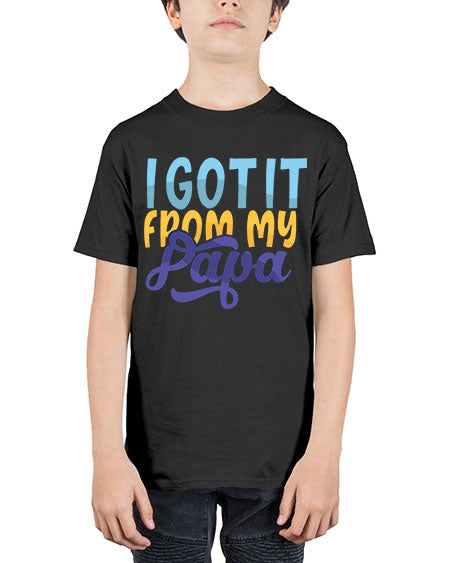I Got It From My Papa Style 98# - baby - Youth Tee Unisex