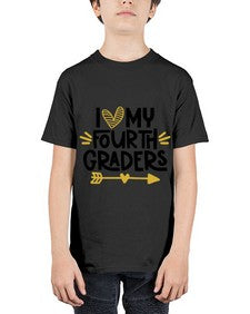 I Love My Fourth 366# - fourth grade - Youth Tee Unisex