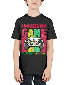 I Paused My Game To Celebrate Juneteeth 1# - black juneteenth - Youth Tee Unisex