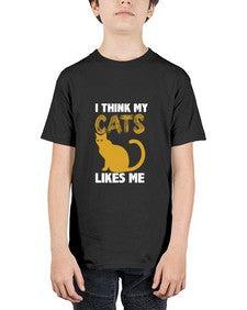 I Think My Cats - cats - Youth Tee Unisex