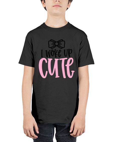 I Woke Up Cupe Style 347# - baby - Youth Tee Unisex
