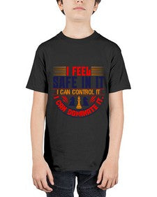 I feel safe in it I can control it I can dominate it 108# - chess - Youth Tee Unisex